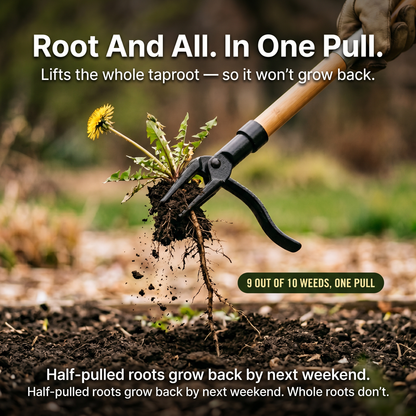 The Homestead Weeder — Stand-Up Weed Puller