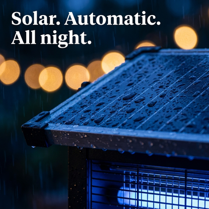 The Garden Sentry — Solar Bug Zapper