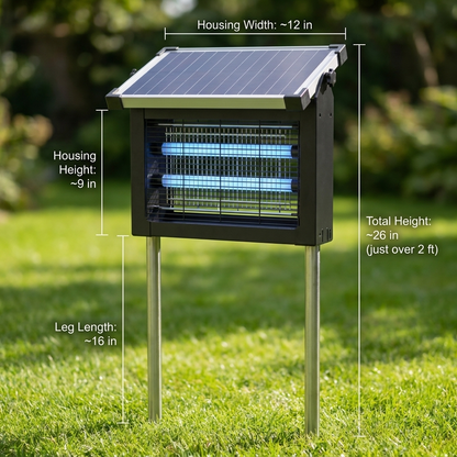The Garden Sentry — Solar Bug Zapper